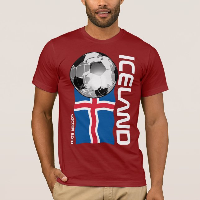 Iceland Soccer T-Shirt (Front)