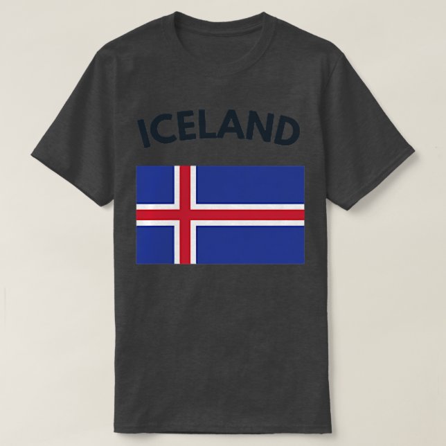 Iceland Souvenir Gift  T-Shirt (Design Front)