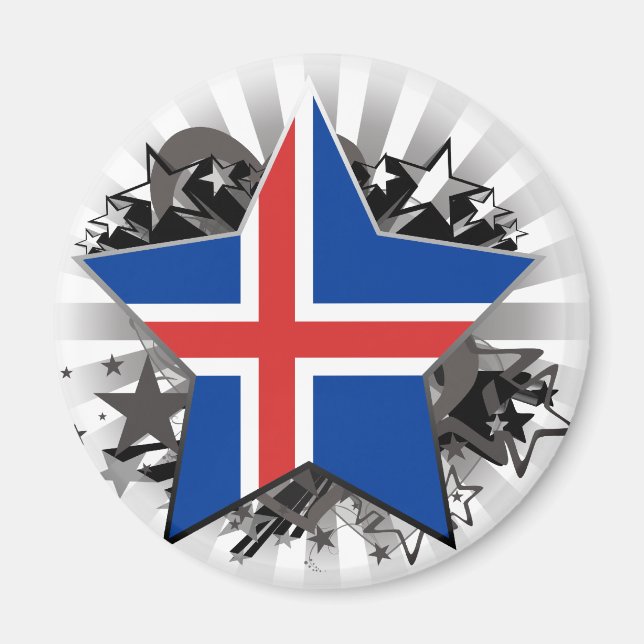 Iceland Star Magnet (Front)