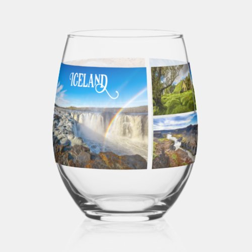 Iceland Stemless Wine Glass