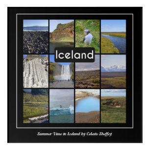 Iceland Summer Landscape Acrylic Print