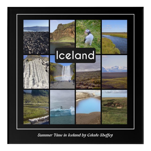 Iceland Summer Landscape  Acrylic Print (Front)