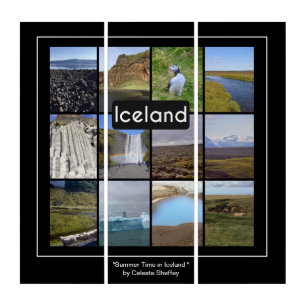 Iceland Summer Landscape Triptych