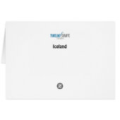Iceland Sunset Cards (Back Horizontal)