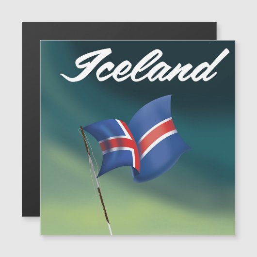 Iceland travel poster (Front/Back)