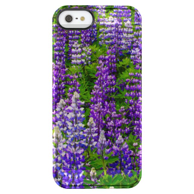 Iceland. Vik i Myrdal. Field of Lupines Uncommon iPhone Case (Back)