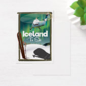 Iceland vintage ski poster (Desk)