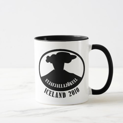 Iceland Volcano 2010 Mug