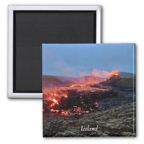 Iceland volcano _ magnet