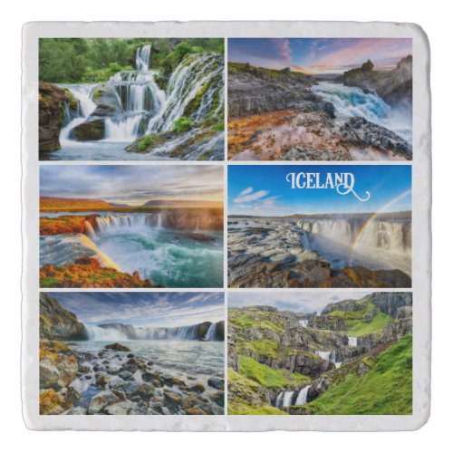 Iceland Waterfalls Trivet