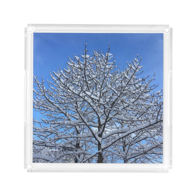 Iceland winter - acrylic tray (Front)