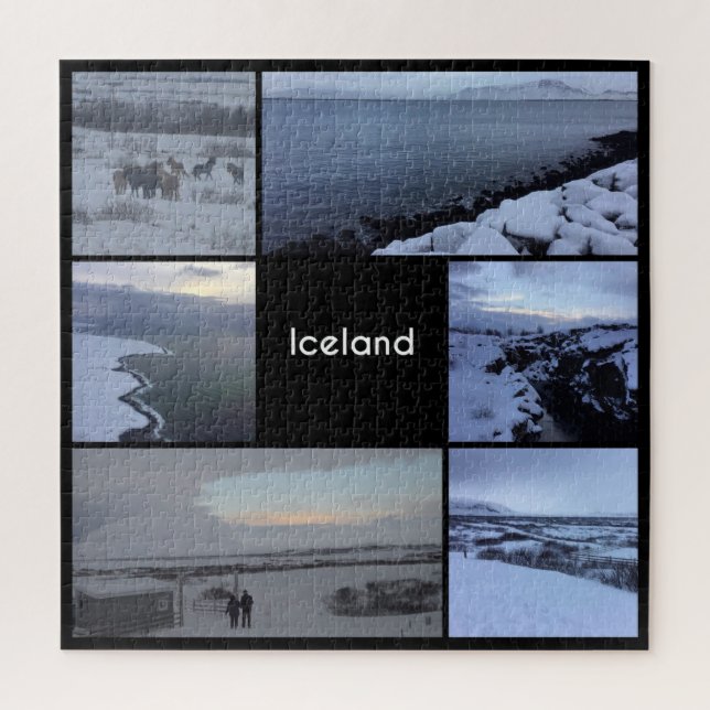 Iceland Winter Landscape Jigsaw Puzzle (Vertical)