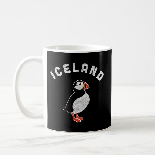 Iceland With Puffin Bird Coffee Mug