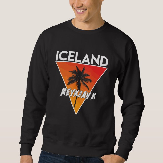 Iceland With Sunny Colors Sweatshirt (Front)