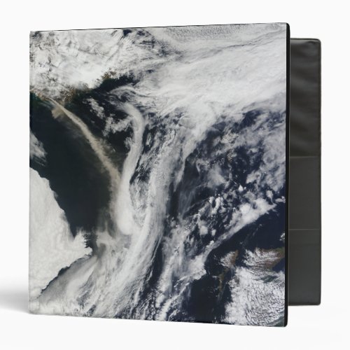 Icelands Eyjafjallajkull volcano 3 Ring Binder