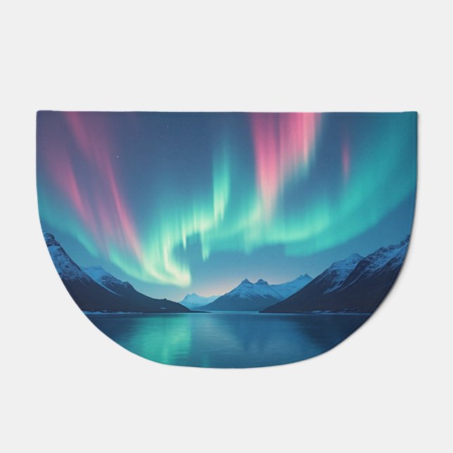 Icelandic Aurora Doormat (Front)