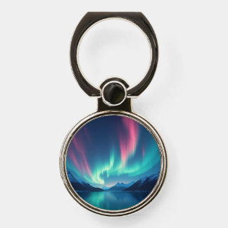 Icelandic Aurora Phone Ring Stand