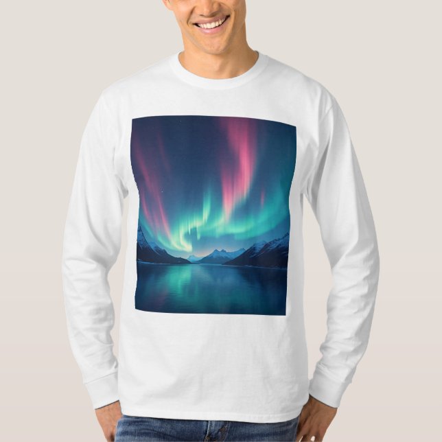 Icelandic Aurora T-Shirt (Front)