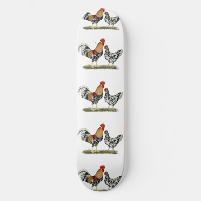 Icelandic Chickens Skateboard Deck (Front)