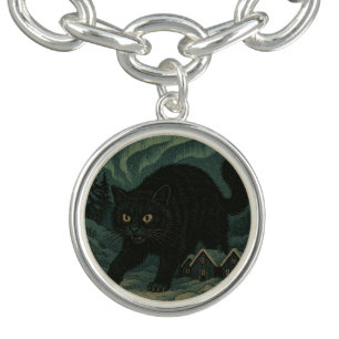 Icelandic Christmas yule Cat  Bracelet