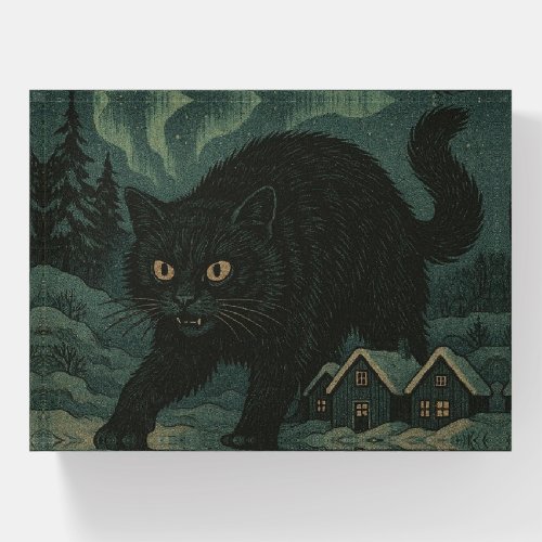 Icelandic Christmas yule Cat  Paperweight