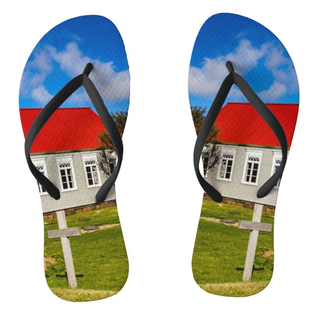 Icelandic Church Flip Flops (Footbed)
