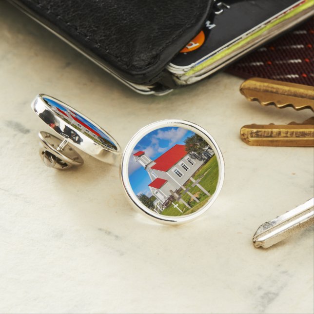 Icelandic Church Lapel Pin (In Situ)