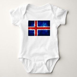 Icelandic Flag Baby Bodysuit