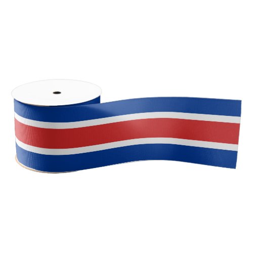 Icelandic flag colours ribbon patriots Iceland Grosgrain Ribbon