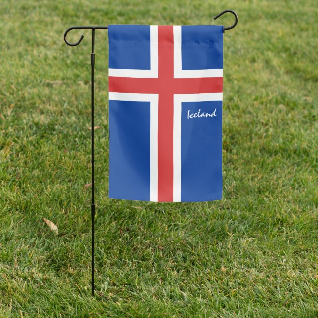 Icelandic flag & Iceland holiday/sports fans (In SItu)