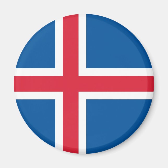Icelandic flag - magnet (Front)