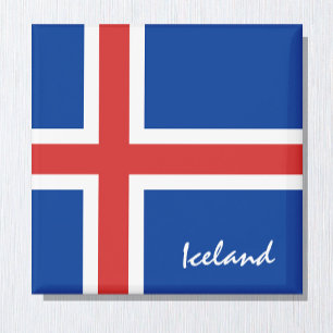 Icelandic flag Magnet, holiday, Iceland Magnet