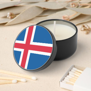 Icelandic flag - mini candle favors