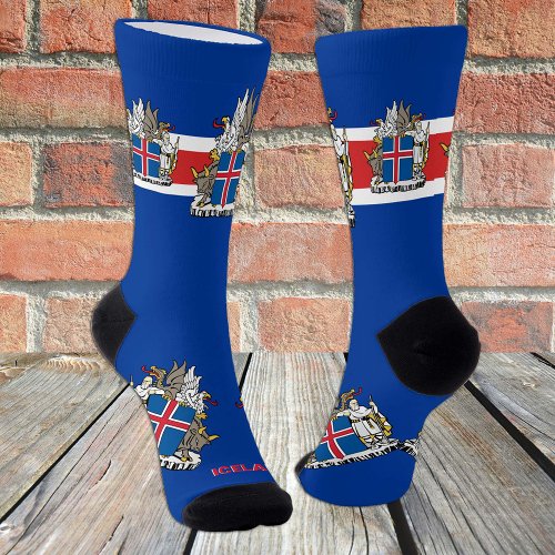 Icelandic Flag Socks Patriots Sustainable Iceland Socks
