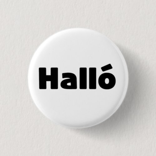 Icelandic Hall  Hello  slenska Language Button