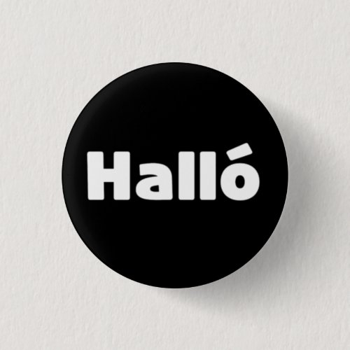 Icelandic Hall  Hello  slenska Language Button