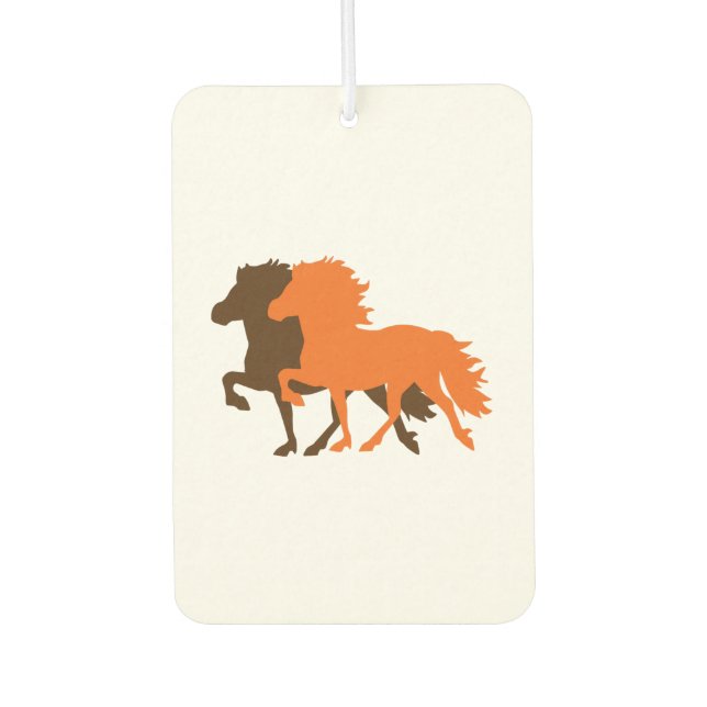 Icelandic Horse Air Freshener (Front)