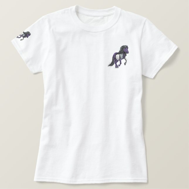 Icelandic Horse Brana Embroidered Shirt (Design Front)