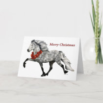 Icelandic Horse Christmas Card