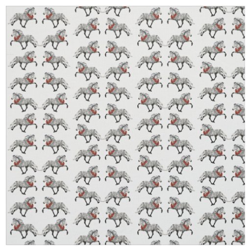 Icelandic Horse Christmas Fabric
