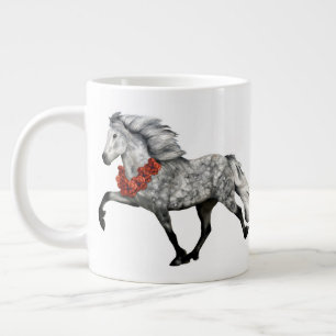 Icelandic Horse Christmas Giant Coffee Mug