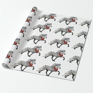 Icelandic Horse Christmas Wrapping Paper