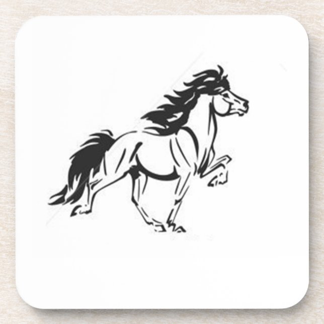 Icelandic Horse Drink Coaster (Front)
