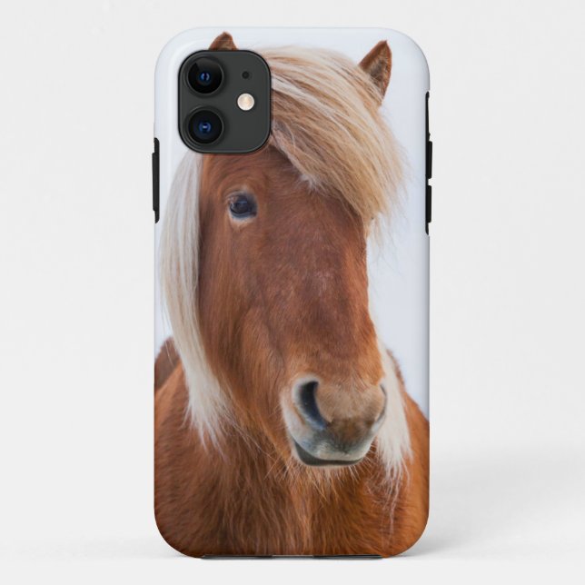 Icelandic Horse during winter Case-Mate iPhone Case (Back)
