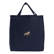Icelandic Horse Embroidered Tote Bag at Zazzle
