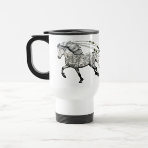 Icelandic Horse Gra Travel Mug