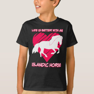 Icelandic Horse Heart Icelander T-Shirt