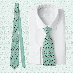 Icelandic horse in motion, horse lover  neck tie