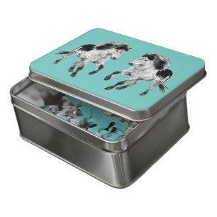 Icelandic horse motion jigsaw puzzle