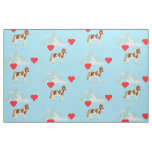 Icelandic Horse Mountain Animals Lovers Red Heart Fabric